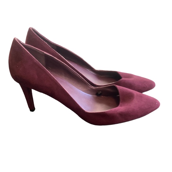 American Eagle Purple Suede Like Pumps 9 - Picture 1 of 4